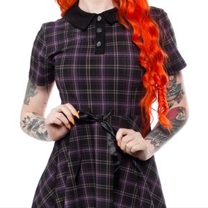 Killstar Tartan Feri Doll Dress